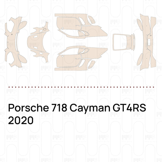 Voorgesneden PPF Porsche 718 Cayman GT4RS 2020
