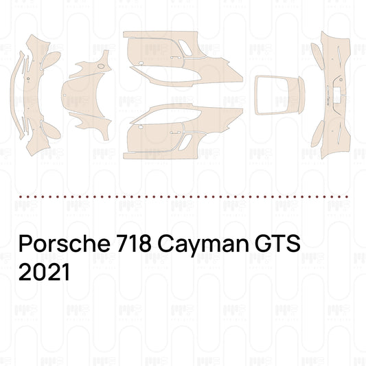 Voorgesneden PPF Porsche 718 Cayman GTS 2021