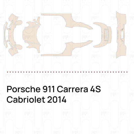 Voorgesneden PPF Porsche 911 Carrera 4S Cabriolet 2014