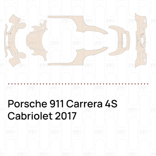 Voorgesneden PPF Porsche 911 Carrera 4S Cabriolet 2017