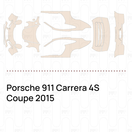 Voorgesneden PPF Porsche 911 Carrera 4S Coupe 2015