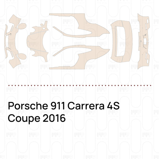 Voorgesneden PPF Porsche 911 Carrera 4S Coupe 2016