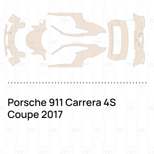Voorgesneden PPF Porsche 911 Carrera 4S Coupe 2017