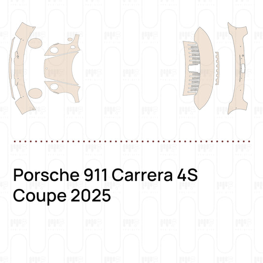 Voorgesneden PPF Porsche 911 Carrera 4S Coupe 2025