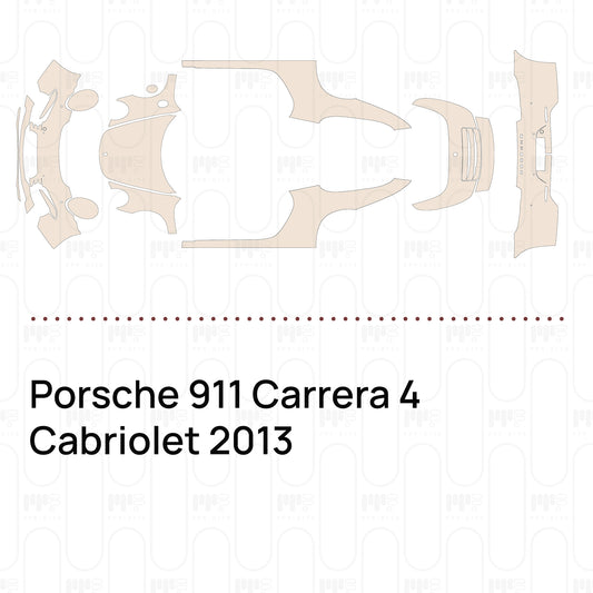Voorgesneden PPF Porsche 911 Carrera 4 Cabriolet 2013