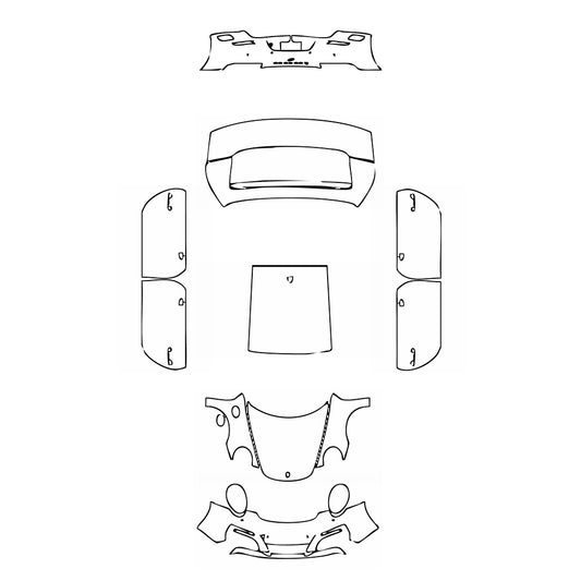 Pre-Cut PPF Porsche 911 Carrera 4 Coupe 2016 - PPF-Kits