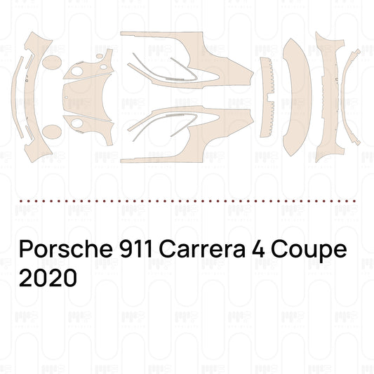 Voorgesneden PPF Porsche 911 Carrera 4 Coupe 2020
