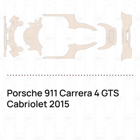 Voorgesneden PPF Porsche 911 Carrera 4 GTS Cabriolet 2015