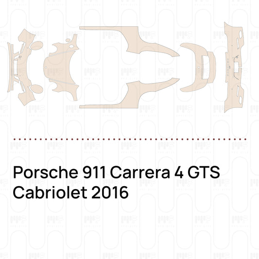 Voorgesneden PPF Porsche 911 Carrera 4 GTS Cabriolet 2016