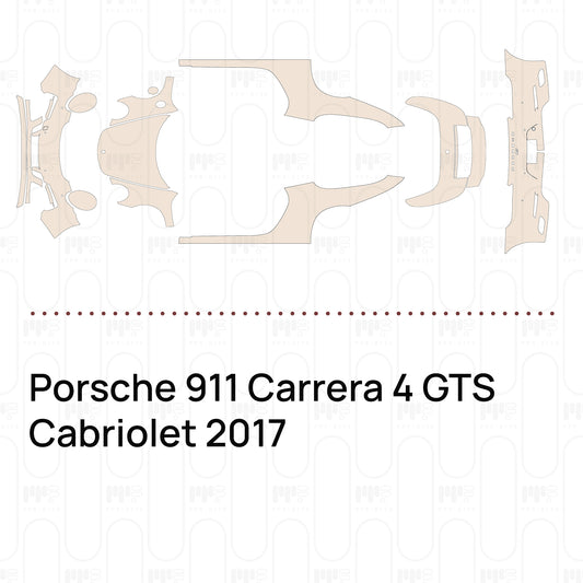 Voorgesneden PPF Porsche 911 Carrera 4 GTS Cabriolet 2017