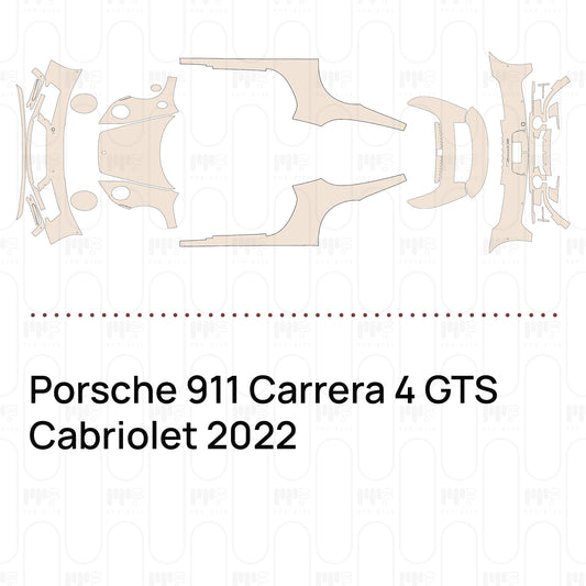 Voorgesneden PPF Porsche 911 Carrera 4 GTS Cabriolet 2022