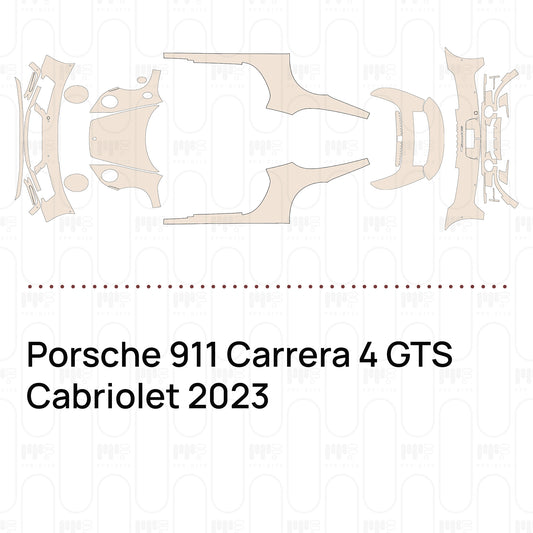 Voorgesneden PPF Porsche 911 Carrera 4 GTS Cabriolet 2023
