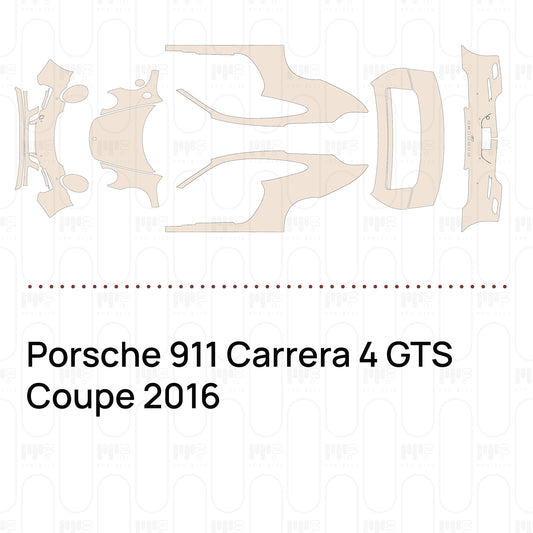 Voorgesneden PPF Porsche 911 Carrera 4 GTS Coupe 2016