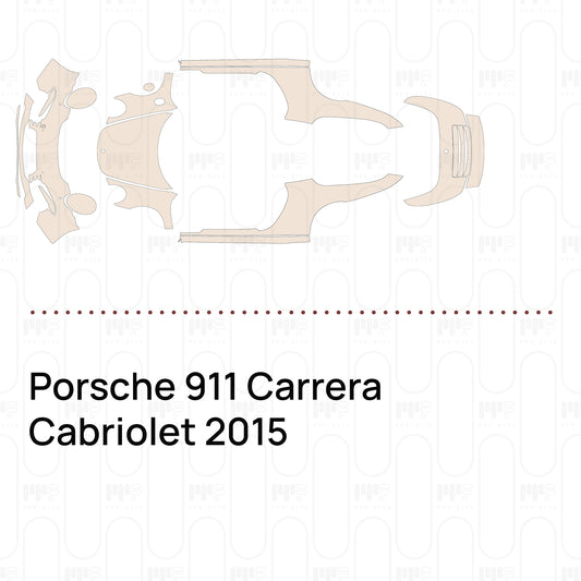Voorgesneden PPF Porsche 911 Carrera Cabriolet 2015