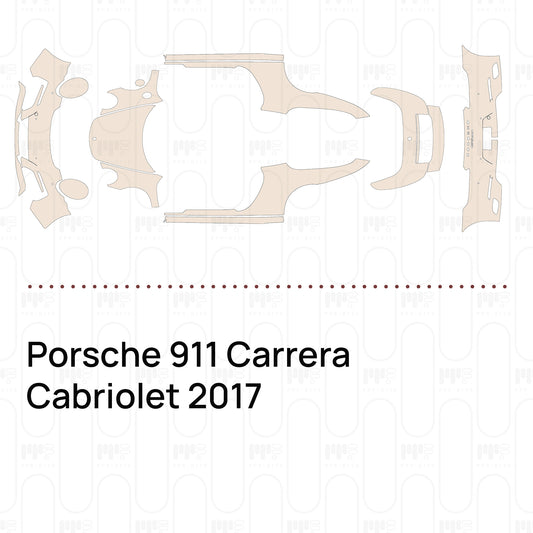 Voorgesneden PPF Porsche 911 Carrera Cabriolet 2017