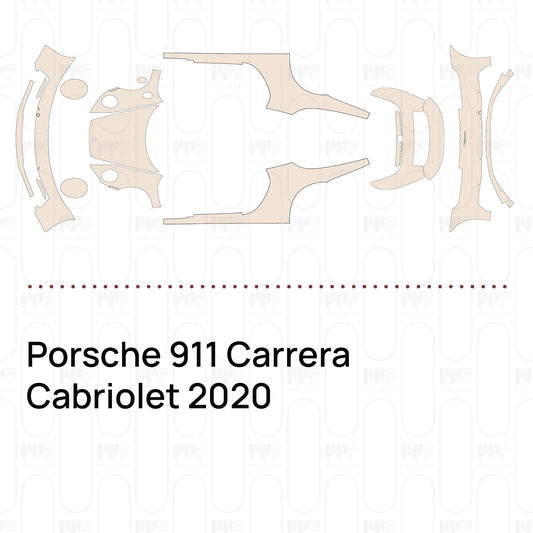Voorgesneden PPF Porsche 911 Carrera Cabriolet 2020