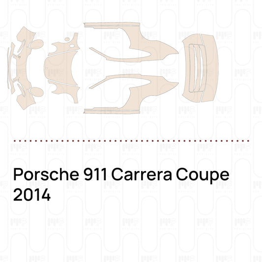 Voorgesneden PPF Porsche 911 Carrera Coupe 2014