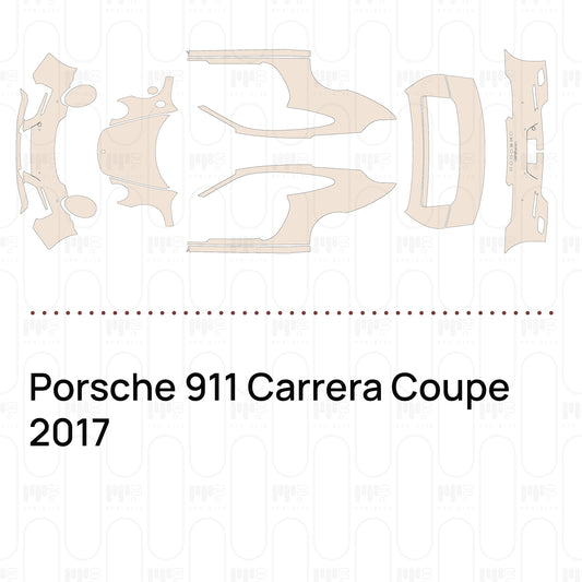 Voorgesneden PPF Porsche 911 Carrera Coupe 2017