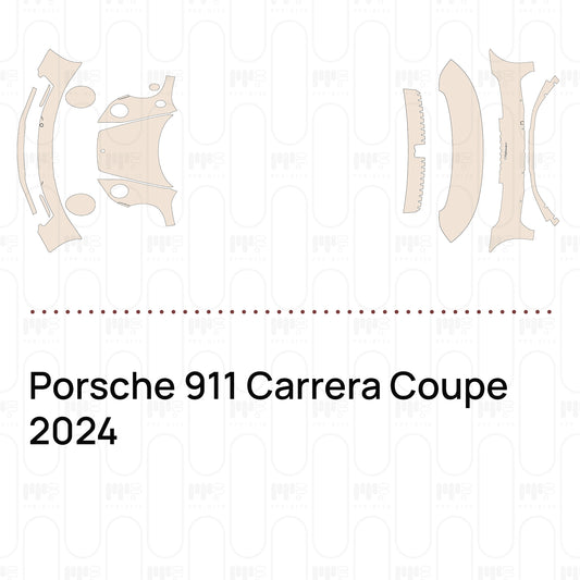 Voorgesneden PPF Porsche 911 Carrera Coupe 2024