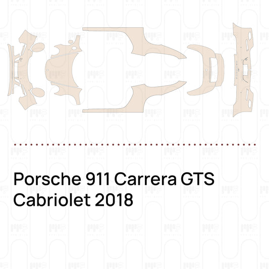 Voorgesneden PPF Porsche 911 Carrera GTS Cabriolet 2018