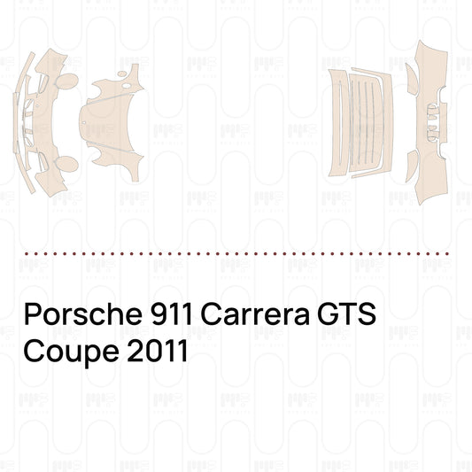 Voorgesneden PPF Porsche 911 Carrera GTS Coupe 2011