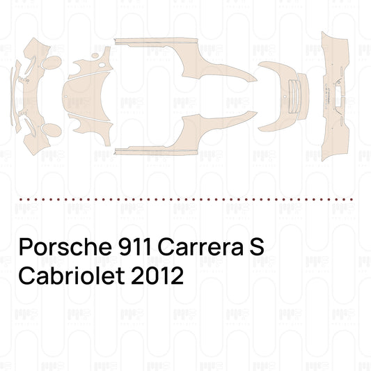 Voorgesneden PPF Porsche 911 Carrera S Cabriolet 2012
