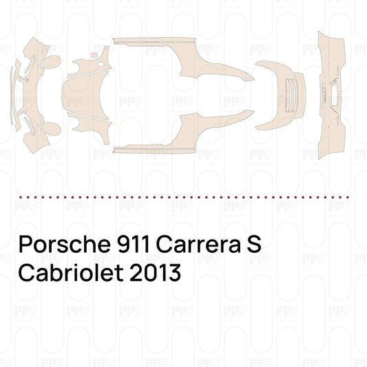 Voorgesneden PPF Porsche 911 Carrera S Cabriolet 2013