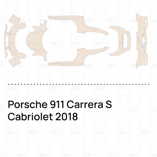 Voorgesneden PPF Porsche 911 Carrera S Cabriolet 2018