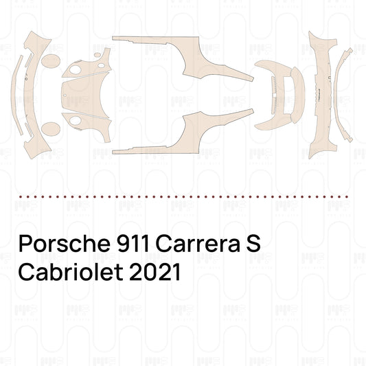 Voorgesneden PPF Porsche 911 Carrera S Cabriolet 2021