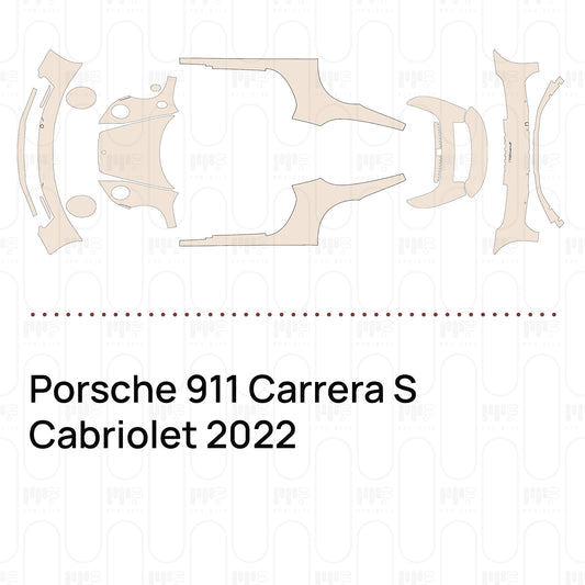 Voorgesneden PPF Porsche 911 Carrera S Cabriolet 2022