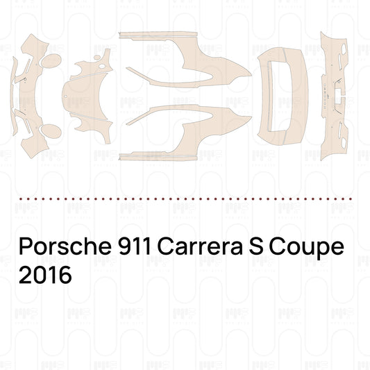 Voorgesneden PPF Porsche 911 Carrera S Coupe 2016