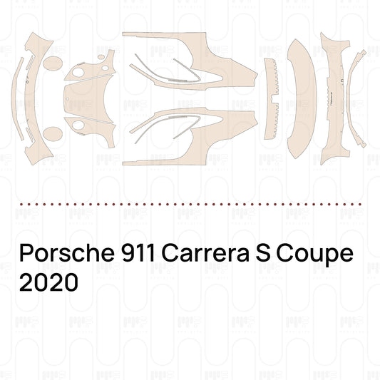 Voorgesneden PPF Porsche 911 Carrera S Coupe 2020