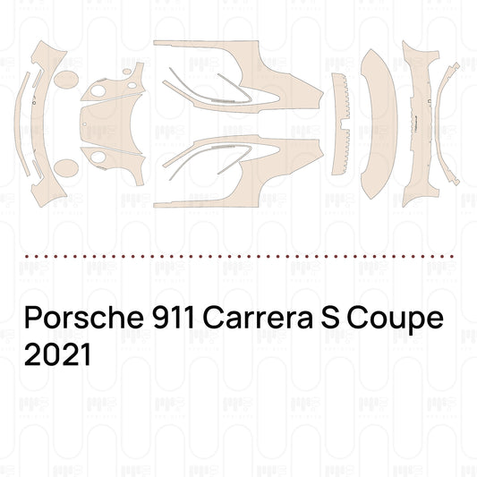 Voorgesneden PPF Porsche 911 Carrera S Coupe 2021