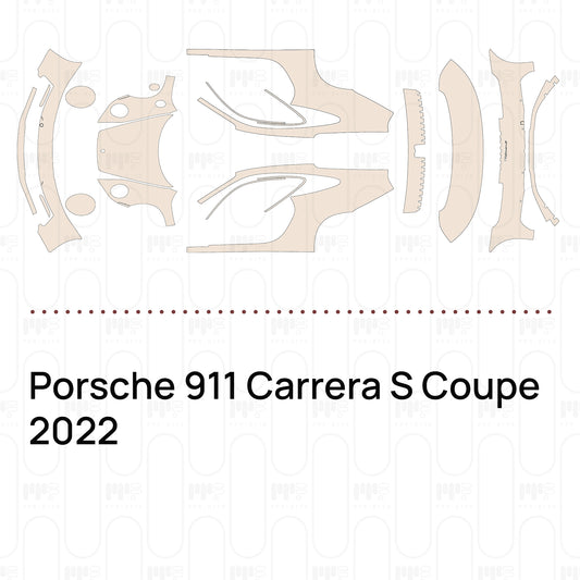 Voorgesneden PPF Porsche 911 Carrera S Coupe 2022