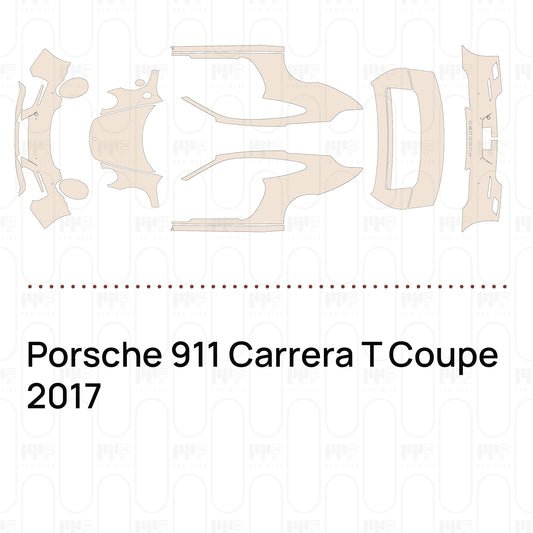 Voorgesneden PPF Porsche 911 Carrera T Coupe 2017