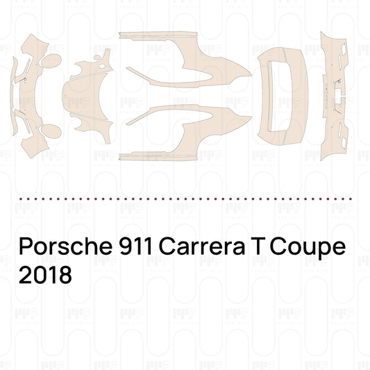 Voorgesneden PPF Porsche 911 Carrera T Coupe 2018