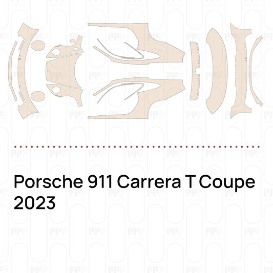 Voorgesneden PPF Porsche 911 Carrera T Coupe 2023