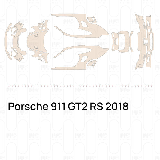 Voorgesneden PPF Porsche 911 GT2 RS 2018