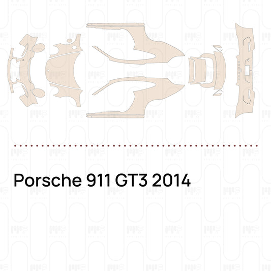 Voorgesneden PPF Porsche 911 GT3 2014