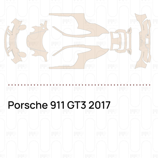 Voorgesneden PPF Porsche 911 GT3 2017