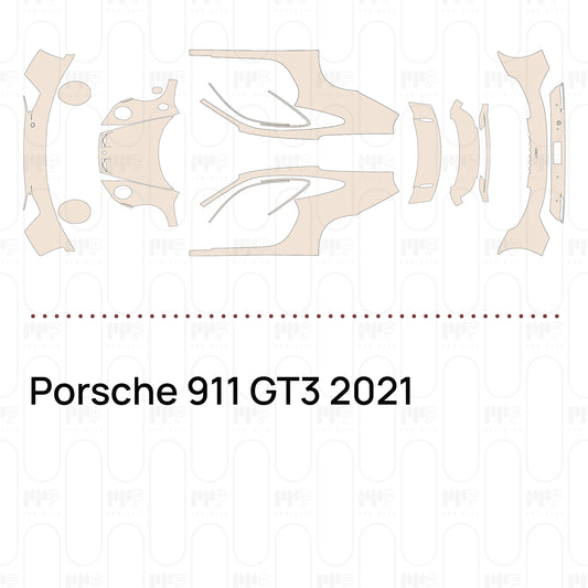 Voorgesneden PPF Porsche 911 GT3 2021