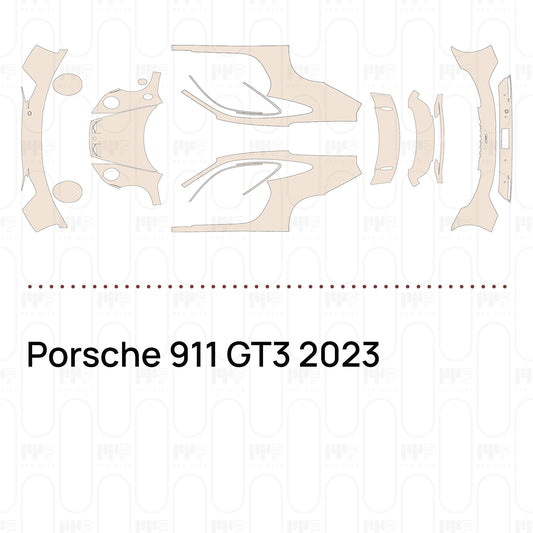 Voorgesneden PPF Porsche 911 GT3 2023