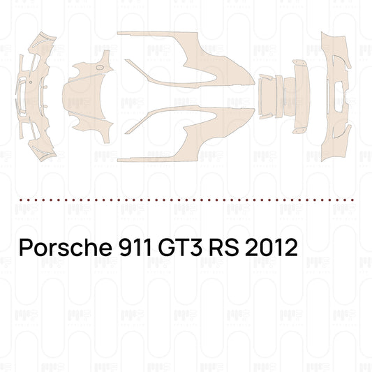 Voorgesneden PPF Porsche 911 GT3 RS 2012