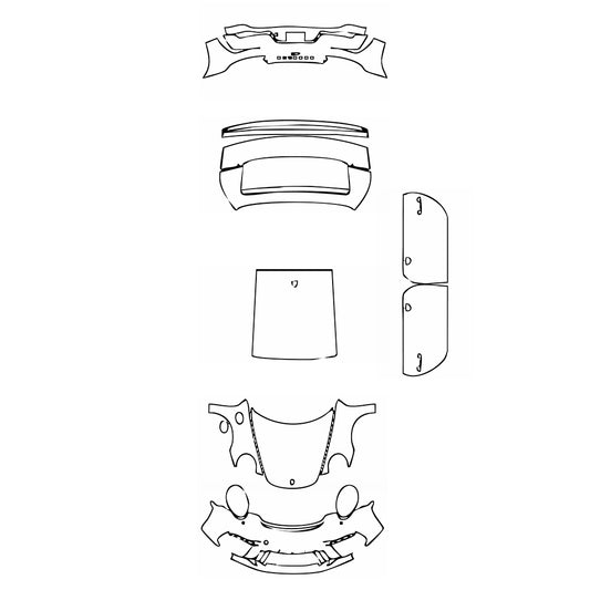Pre-Cut PPF Porsche 911 GT3 Touring 2018 - PPF-Kits