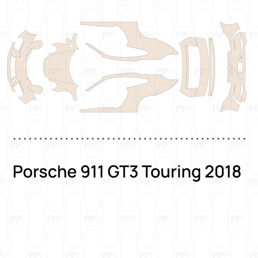 Voorgesneden PPF Porsche 911 GT3 Touring 2018