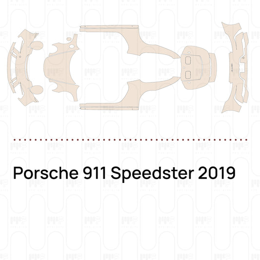 Voorgesneden PPF Porsche 911 Speedster 2019