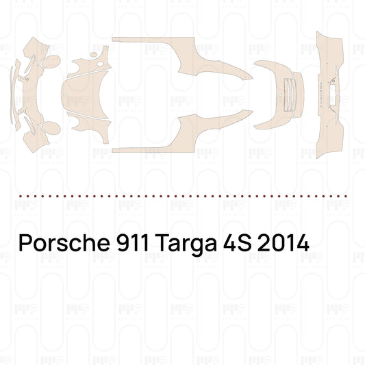 Voorgesneden PPF Porsche 911 Targa 4S 2014