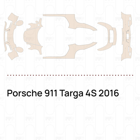 Voorgesneden PPF Porsche 911 Targa 4S 2016