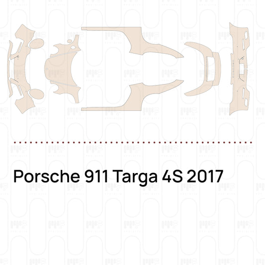 Voorgesneden PPF Porsche 911 Targa 4S 2017