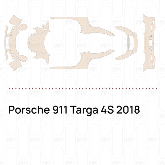 Voorgesneden PPF Porsche 911 Targa 4S 2018